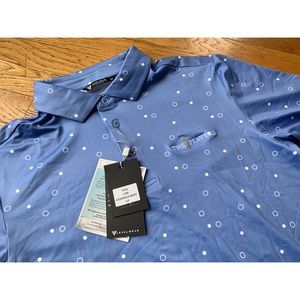 THE PLAYERS PGA 2023 LEVELWEAR Golf Shirt Polo LMT Run Hydrangea Blue Small S